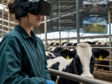 VR headsets for cows
