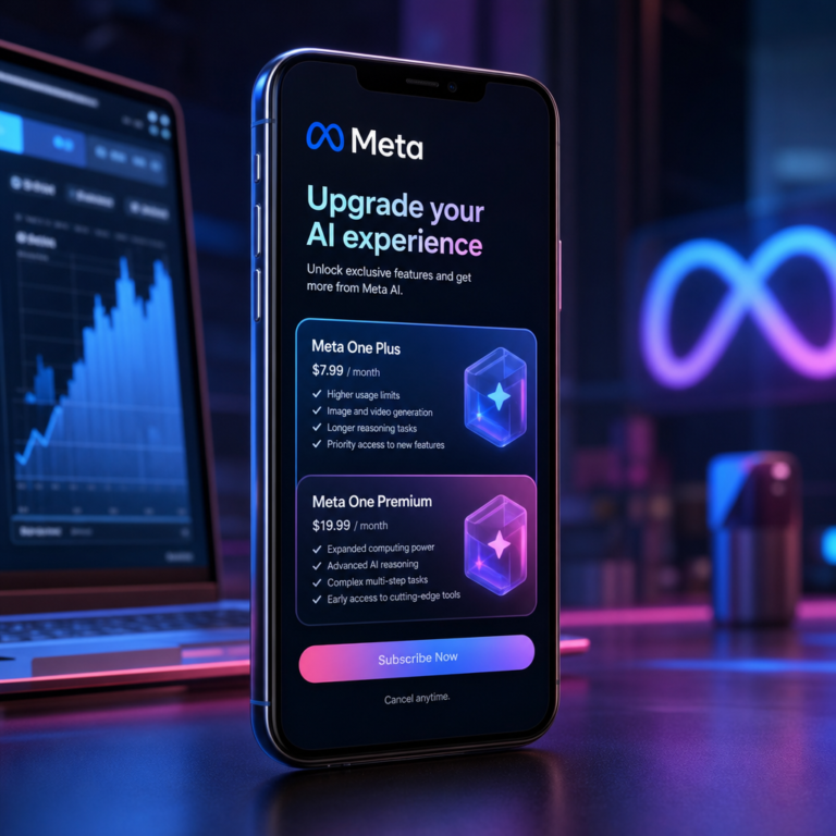 Meta Introduces Paid AI Subscriptions