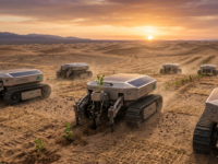 solar-powered robots