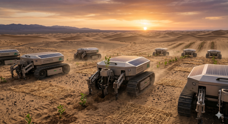 solar-powered robots